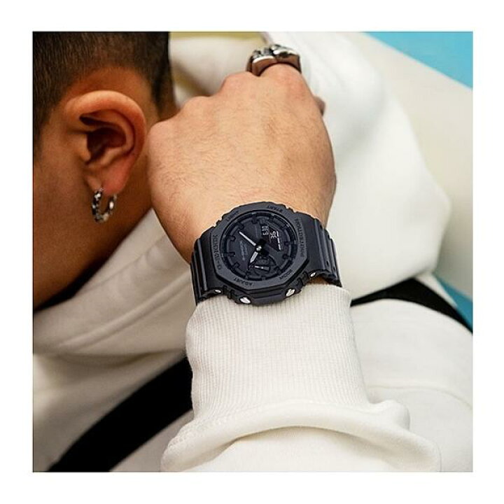 楽天市場】CASIO腕時計 GA-2100-1A1JF G-SHOCK ジーショック ブラック 