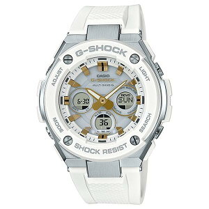 CASIO�r���v G-SHOCK �W�[�V���b�N G-STEEL�@�z���C�g�@�~�b�h�T�C�Y�@ GST-W300-7AJF�@�������K�i
