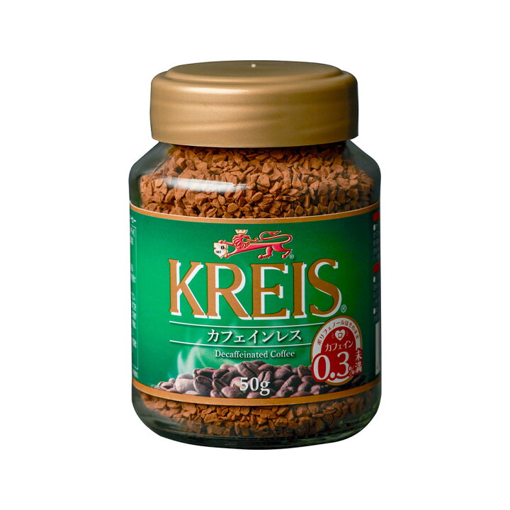 KREIS クライス インスタントコーヒー カフェインレスコーヒー 50g×12本セット キャピタルコーヒー/CAPITAL キャピタル コーヒー