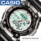 カシオ腕時計 CASIO時計 CASIO 腕時計 カシオ 時計 スポーツ ギア SPORTS GEAR メンズ グレー AQW-101J-1AJF アナデジ アナログ デジタル スポーツウォッチ ブラック シルバー 黒 銀 灰 おしゃれ 新生活 プレゼント ギフト 観光 旅行 遠足 入学 卒業