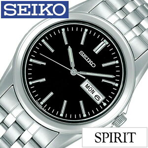 セイコー腕時計 SEIKO時計 SEIKO 腕時計 セイコー 時計 スピリット SPIRIT メンズ ブラック SCXC013 メタル ベルト 限定 シルバー シンプル ご褒美 おしゃれ 誕生日 プレゼント クリスマス ギフト
