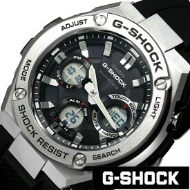 ソーラー Gショック Gshock g-shock G-ショック 腕時計 時計 G-STEEL メンズ ブラック GST-W110-1AJF ブランド 防水 Gスチール スポーツウォッチ トレーニング 登山 マラソン ランニング 陸上競技 おしゃれ プレゼント 新生活 入学 卒業