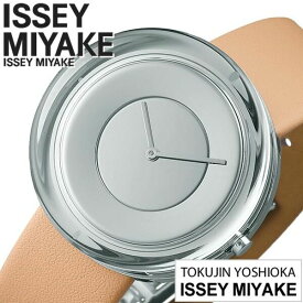 モード系 レディース 女性用 腕時計 おしゃれ シンプル 北欧 ISSEY MIYAKE イッセイミヤケ 時計 ガラスウォッチ シースルー 透明 Glass Watch シルバー NYAH003 正規品 人気 ブランド 革ベルトレザー ベージュ 誕生日 新生活 プレゼント ギフト 旅行 入学 卒業