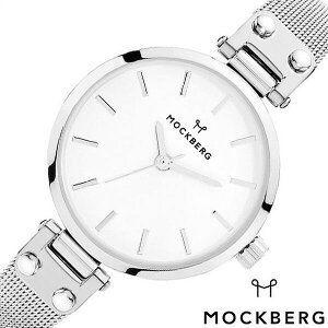 ドラマ着用ブランド モックバーグ腕時計 MOCKBERG時計 MOCKBERG メッシュ Mesh Elise Petite レディース ホワイト MO402 薄型 シンプル 人気 ブランド ペアウォッチ アクセサリー シルバー プレゼント ク
