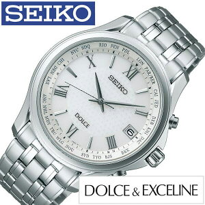 セイコー腕時計 SEIKO時計 SEIKO 腕時計 セイコー 時計 ドルチェ アンド エクセリーヌ Dolce and Exceline メンズ シルバー SADZ201 電池交換不要 ソーラー 電波 シンプル ペア コンフォテックス人気 新