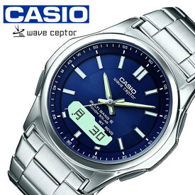 カシオ腕時計 CASIO時計 CASIO 腕時計 カシオ 時計 ウェーブセプター WAVE CEPTOR メンズ ソーラー電波 防水 ブルー WVA-M630D-2AJF ブランド 正規品 ソーラー カレンダー アラーム アナデジ おしゃれ プレゼント ギフト 旅行 遠足 新生活 入学 卒業