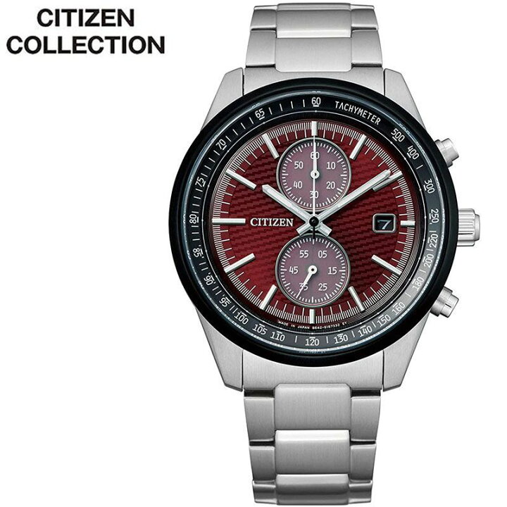 楽天市場 電池交換不要 シチズン腕時計 Citizen時計 Citizen 腕時計 シチズン 時計 シチズン コレクション 情熱コレクション Citizen Collection メンズ レッド Ca7034 96w 人気 ブランド 防水 エコ ドライブ ソーラー 限定 誕生日 還暦 お祝い プレゼント