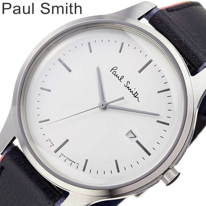 楽天市場 当日出荷 ポールスミス腕時計 Paulsmith時計 Paul Smith 腕時計 ポール スミス 時計 ザ シティ The City メンズ 男性 ホワイト 5 415 90 人気 高級 トレンド ブランド おすすめ オシャレ シンプル イギリス 新生活 プレゼント ギフト 22
