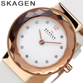 スカーゲン腕時計 SKAGEN時計 SKAGEN 腕時計 スカーゲン 時計 レオノラ LEONORA レディース 女性 ホワイト SKW2769 人気 おしゃれ かわいい 北欧デザイン ラウンド シンプル ブランド ファッション 学生 大学生 プレゼント ギフト 観光 旅行 遠足 新生活 入学 卒業