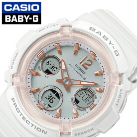 電池交換不要 カシオ 腕時計 ソーラー 電波 ベビーG CASIO Baby-G 女性 レディース 液晶 ホワイト 時計 BGA-2800-7AJF 正規品 ブランド 定番 BABYG ベイビーG 防水 ランニング ストップウォッチ スポーツウォッチ アウトドア プレゼント 新生活 入学 卒業