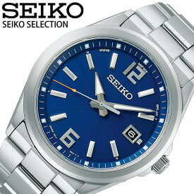 電池交換不要 セイコー 腕時計 SEIKO SELECTION 電波ソーラー ソーラー 電波時計 男性 メンズ ブルー 青 シルバー 時計 SBTM305 人気 おすすめ 新作 おしゃれ ブランド シンプル カレンダー プレゼント ギフト 観光 旅行 遠足 新生活 入学 卒業