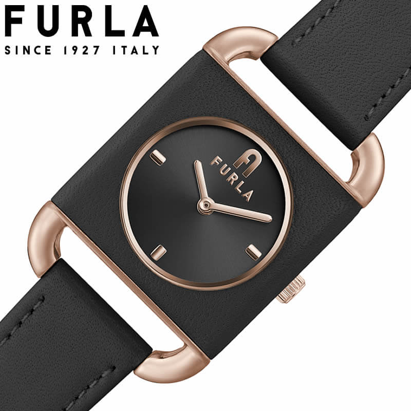 [当日出荷] フルラ 腕時計 アルコスクエア FURLA ARCO SQUARE 女性 レディース ブラック 時計 WW00017003L3 [ 人気  おしゃれ 話題 新作 流行 ブランド イタリア 女性 スクエア型 四角 レディース ギフト プレゼント ] クリスマス 2022 | 