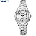 【28%OFF 3388円引】 【電池交換不要】 シチズン 腕時計 CITIZEN 時計 レグノ レディース ソーラー ソーラー腕時計 女性 仕事 ビジネス 日付 カレンダー シンプル アナログ 軽い 薄い 軽量 小ぶり 小さめ 大学生 社会人 お祝い 誕生日 プレゼント 記念日 ギフト