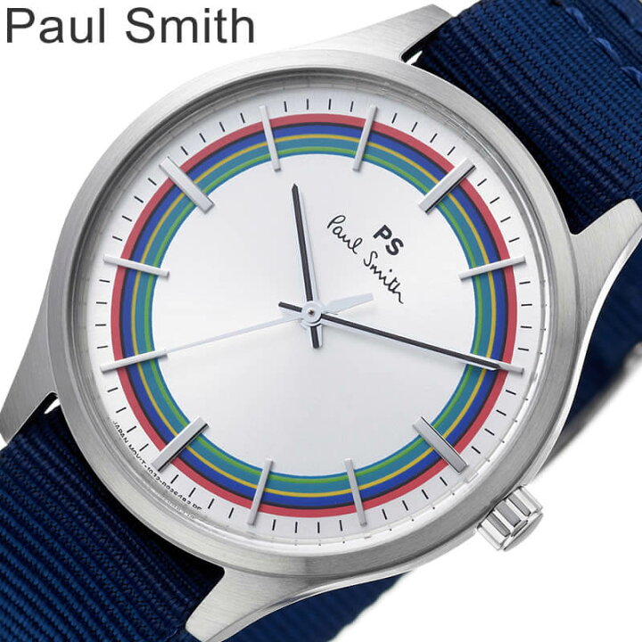 楽天市場 当日出荷 ギフトの定番 ポールスミス 腕時計 Paul Smith 時計 Ps メンズ 男性 シルバー ネイビーブルー クォーツ 電池式 人気 おすすめ おしゃれ ブランド 彼氏 大学生 学生 社会人 入学 就職 祝い プレゼント ギフト ブランドアクセと腕時計 のカプセル