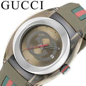 グッチ 腕時計 GUCCI 時計 シンク SYNC メンズ 男性 カーキ YA137106 おすすめ おしゃれ ブランド ロゴ GG 誕生日 プレゼント ギフト 祝い 彼氏 夫 お父さん