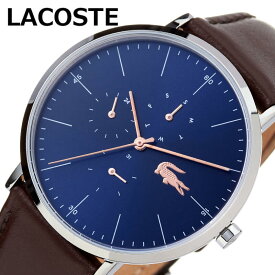【10%OFF 1929円引】 ラコステ 腕時計 LACOSTE 時計 ムーン MOON メンズ 男性 革ベルト クロノグラフ カレンダー ネイビー ブラウン ピンクゴールド スーツ カジュアル 息子 新社会人 就彼氏 記念日 おすすめ おしゃれ ブランド プレゼント クリスマス ギフト 旅行