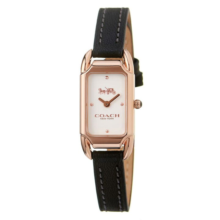 楽天市場 コーチ 腕時計 Coach 時計 レディース 女性 レザーベルト ホワイト ブラック 人気 おすすめ 四角 スクエア 華奢 小さめ 小ぶり おしゃれ 大人 可愛い かわいい ブランド 誕生日 記念日 お祝い 成人 式 彼女 娘 クリスマス プレゼント ギフトご褒美