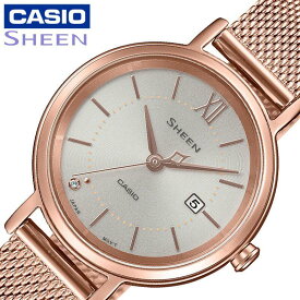 カシオ 腕時計 CASIO 時計 シーン SHEEN レディース CASIO-SHS-D300PGM-4AJF 女性 ベージュ系 ピンクゴールド ソーラークォーツ おすすめ おしゃれ シンプル 華奢 ブランド プレゼント 新社会人 入学 卒業 ギフト 祝い 通学 通勤 学校 仕事 会社 母の日