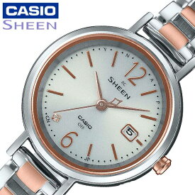 カシオ 腕時計 CASIO 時計 シーン SHEEN レディース CASIO-SHW-5400DSG-7AJF 女性 ライトブルー系 シルバー ピンクゴールド 電波ソーラークォーツ 人気 おすすめ おしゃれ ブランド プレゼント ギフト 祝い 母 母親 お母さん 妻 彼女 観光 旅行 遠足 新生活 入学 卒業