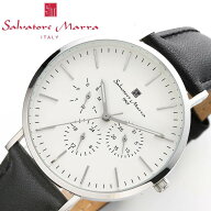 サルバトーレマーラ 腕時計 SalvatoreMarra 時計 ユニセックス SM22102-SSWH ホワイト ブラック クォーツ…