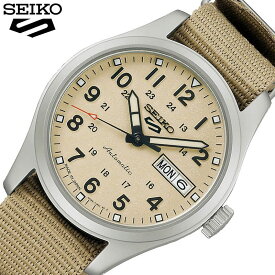 セイコー 腕時計 ファイブスポーツ Field Sports Style SEIKO 5 メンズ ベージュ 時計 機械式 自動巻き SBSA199 人気 おすすめ おしゃれ ブランド 実用 ビジネス カジュアル ファッション 話題 本格派 プレゼント ギフト 観光 旅行 遠足 新生活 入学 卒業