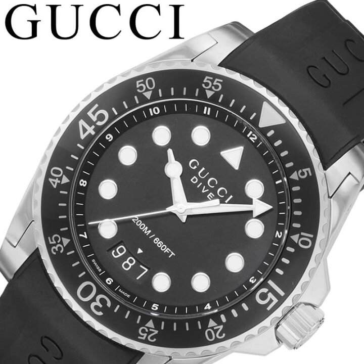楽天市場】グッチ 腕時計 GUCCI 時計 ダイヴ DIVE メンズ YA136204B 