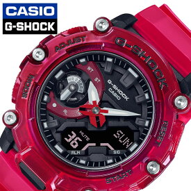 カシオ 腕時計 CASIO 時計 ジーショック サウンドウェーブ G-SHOCK Sound Wave GA-2200SKL-4AJF ブラック ビビッドピンク アウトドア キャンプ カジュアル アナデジ フェス 夏フェス 人気 おしゃれ ブランド プレゼント ギフト 防水 頑丈 スケルトン クリア 旅行 新生活