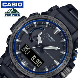 カシオ 腕時計 CASIO 時計 プロトレック エコ素材採用モデル PRO TREK Climber Line メンズ PRW-61FC-1JF 男性 ブラック ソーラー アウトドア キャンプ カジュアル アナデジ 武骨 フェス 夏フェス 人気 おしゃれ ブランド プレゼント 防水 頑丈 新生活 入学 卒業