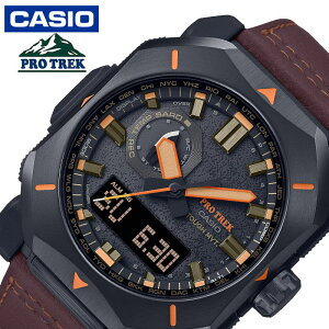 カシオ 腕時計 CASIO 時計 プロトレック PRW-6900シリーズ PRO TREK Climber Line PRW-6900YL-5JF 男性 ブラック ブラウン ソーラー アウトドア キャンプ アナデジ 武骨 フェス 夏フェス おしゃれ ブランド