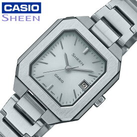 カシオ 腕時計 CASIO 時計 シーン ソーラーサファイアモデル SHEEN Solar Sapphire Model レディース SHS-4528J-7AJF 女性 シルバー きれい 綺麗 落ち着き シンプル シック 人気 おすすめ おしゃれ ブランド プレゼント ギフト 防水 頑丈 旅行 遠足 新生活 入学 卒業