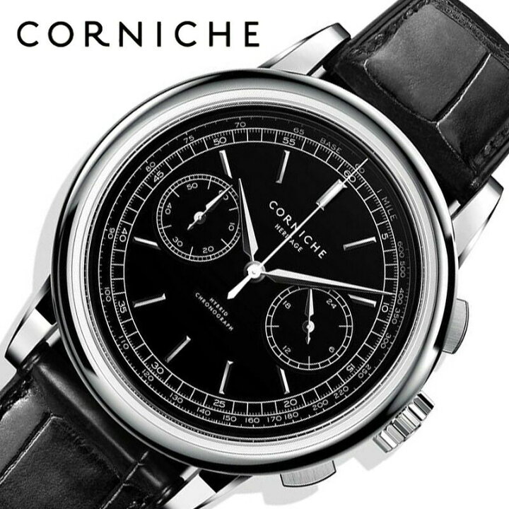 楽天市場】コーニッシュ 腕時計 CORNICHE 時計 ヘリテージ・クロノ 