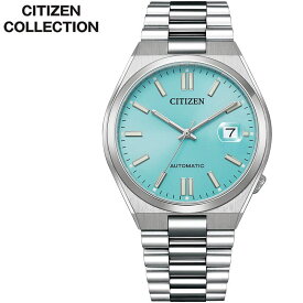 シチズン 腕時計 CITIZEN 時計 シチズンコレクション ツヨサコレクション COLLECTION TSUYOSA ユニセックス NJ0151-88M ブルー シルバー 機械式 自動巻き かわいい 綺麗 シンプル デザイン 彼氏 彼女 人気 おしゃれ ブランド 新生活 入学 卒業