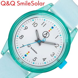 シチズン 腕時計 Q&Q 時計 軽い ソーラー 防水 スマイルソーラー Smile Solar マッチングスタイル RP26-008 ホワイト パステルグリーン SERIES 2 かわいい 小さい 女の子 男の子 子供 キッズ レディース 人気 おしゃれ ブランド プレゼント ギフト 新生活