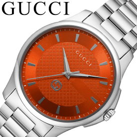 グッチ 腕時計 GUCCI 時計 Gタイムレス G Timeless メンズ YA126370 コーラルレッド シルバー ブランド 高級 ジュエリー 綺麗 きれい シンプル メタル オフィス きれいめ 定番 モテる ラグジュアリー 人気 おしゃれ プレゼント ギフト 記念日 観光 旅行 新生活