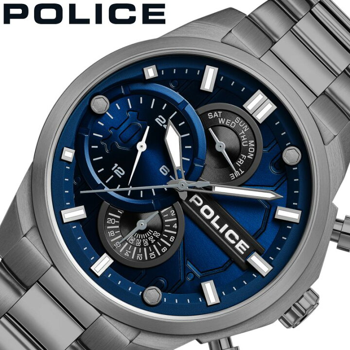 楽天市場】ポリス 腕時計 POLICE 時計 メンズ GK0039205 男性 ブルー 