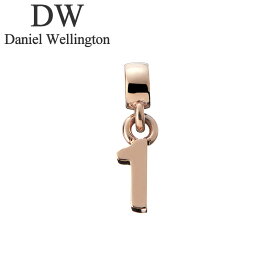 ダニエル ウェリントン アクセサリー Daniel ホワイトデー プレゼント Wellington チャーム ナンバー Charm Number 1 RG ユニセックス DW00400439 ローズゴールド 人気 おすすめ おしゃれ ブランド ギフト