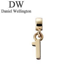 ダニエル ウェリントン アクセサリー Daniel ホワイトデー プレゼント Wellington チャーム ナンバー Charm Number 1 G ユニセックス DW00400449 ゴールド 人気 おすすめ おしゃれ ブランド ギフト