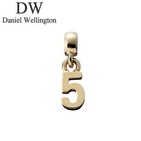 ダニエル ウェリントン アクセサリー Daniel ホワイトデー プレゼント Wellington チャーム ナンバー Charm Number 5 G ユニセックス DW00400453 ゴールド 人気 おすすめ おしゃれ ブランド ギフト