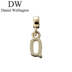 ダニエル ウェリントン アクセサリー Daniel ホワイトデー プレゼント Wellington チャーム レター Charm Letter Q G ユニセックス DW00400500 ゴールド 人気 おすすめ おしゃれ ブランド ギフト