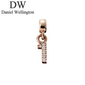 ダニエル ウェリントン アクセサリー Daniel ホワイトデー プレゼント Wellington チャーム ナンバー Charm number crystals 1 RG レディース DW00400724 女性 ローズゴールド 人気 おすすめ おしゃれ ブランド ギフト