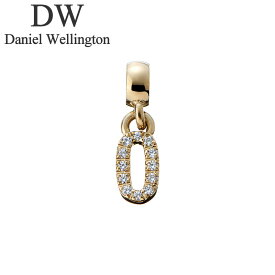 ダニエル ウェリントン アクセサリー Daniel ホワイトデー プレゼント Wellington チャーム ナンバー Charm number crystals 0 G レディース DW00400745 女性 ゴールド 人気 おすすめ おしゃれ ブランド ギフト