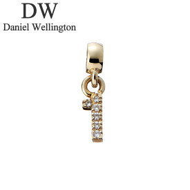 ダニエル ウェリントン アクセサリー Daniel ホワイトデー プレゼント Wellington チャーム ナンバー Charm number crystals 1 G レディース DW00400746 女性 ゴールド 人気 おすすめ おしゃれ ブランド ギフト