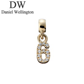 ダニエル ウェリントン アクセサリー Daniel ホワイトデー プレゼント Wellington チャーム ナンバー Charm number crystals 6 G レディース DW00400751 女性 ゴールド 人気 おすすめ おしゃれ ブランド ギフト