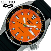 楽天市場】SEIKO（文字盤カラーオレンジ・ベルトカラーブラック 