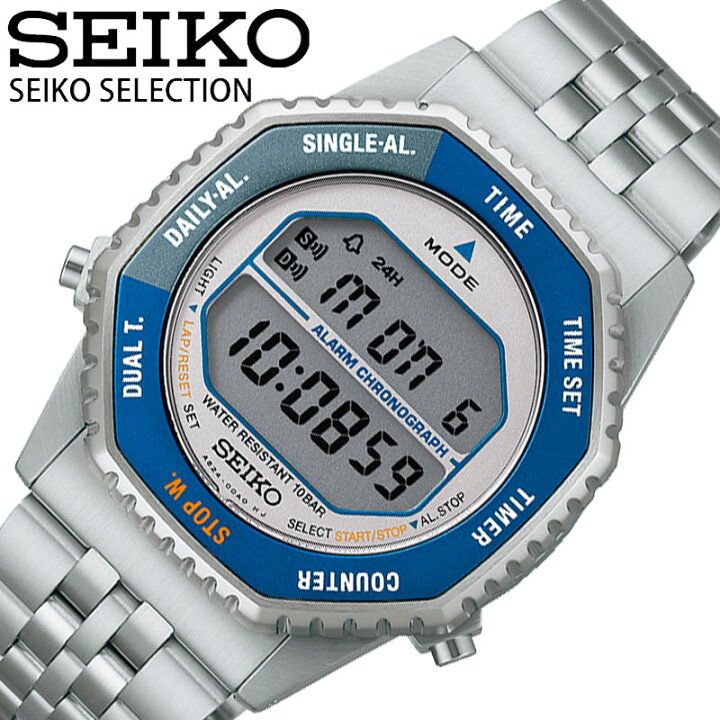 楽天市場】セイコー 腕時計 SEIKO 時計 SELECTION 液晶/ブラック 