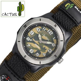 カクタス 腕時計 CACTUS 時計 タイムピース Time Piece キッズ キッズ腕時計 キッズウォッチ カモフラージュ マジックテープ CAC-65-M18 防水 ブラウン 見やすい 文字盤 シンプル 習い事 塾 アウトドア おしゃれ ブランド プレゼント 新社会人 卒業