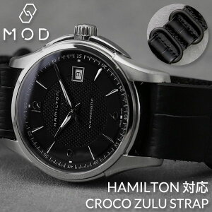 HAMILTON Ή MOD CROCO ZULU STRAP n~g oh  xg ւoh rv ւxg v NATO ^Cv ig[ vxg Natoxg ig[xg voh {v NR ^ U[ u