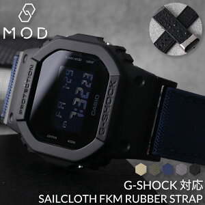 G-SHOCK 5600 対応 Gショック GSHOCK ジーショック FKM ラバー ストラップ 22 mm 幅 腕時計 シリコンベルト 時計 ラバーベルト バンド 交換 腕時計ベルト 替えベルト 替えバンド パーツ メンズ 帆布 フ