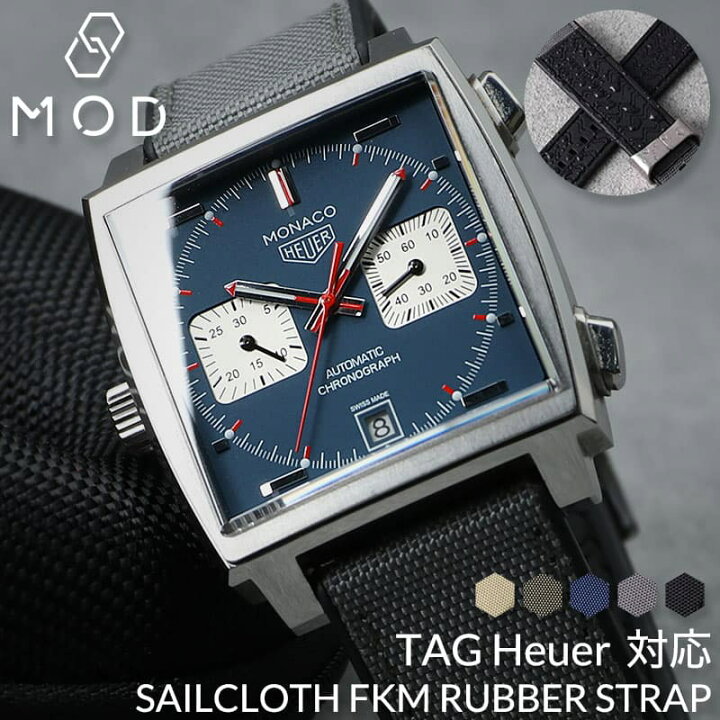 楽天市場】タグホイヤー 対応 タグ ホイヤー TAG Heuer MOD FKM ラバー  