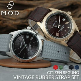【10%OFF 2640円引】 【お父さん クリスマス ギフト 当店限定セット】CITIZEN MOD FKM ストラップ 電波 ソーラー 腕時計 シチズン 時計 ソーラー電波 プレゼント 父 旦那 お父さん 贈り物 還暦 バンド 時計ベルト 腕時計ベルト 替えベルト 強い 替えバンド 誕生日